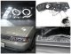Nissan Sentra 1995-1999 Clear Halo Projector Headlights with LED