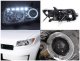 Scion xB 2008-2010 Clear Halo Projector Headlights with LED