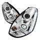 Infiniti G35 Sedan 2005-2006 Chrome Projector Headlights Halo LED DRL