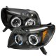 Toyota 4Runner 2003-2005 Black Halo Projector Headlights with LED