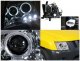 Nissan Xterra 2005-2009 Clear Dual Halo Projector Headlights with LED