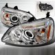 Honda Civic 2001-2003 Clear CCFL Halo Projector Headlights with LED