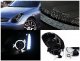 Infiniti G35 Sedan 2005-2006 Black Projector Headlights Halo LED DRL