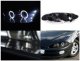 Dodge Intrepid 1998-2004 Smoked Halo Projector Headlights LED