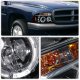 Dodge Dakota 1997-2004 Smoked Halo Projector Headlights with LED
