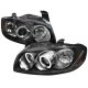 Nissan Sentra 2004-2006 Black Chrome Halo Projector Headlights