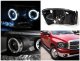 Dodge Ram 2500 2006-2009 Black Halo Projector Headlights LED