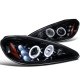 Pontiac Grand AM 1999-2005 Smoked Halo Projector Headlights LED
