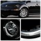 VW Beetle 1998-2005 Black Halo Projector Headlights