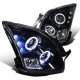 Ford Fusion 2006-2009 Smoked Halo Projector Headlights LED