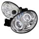 Subaru Impreza 2002-2003 Clear Halo Projector Headlights with LED