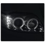 Ford Mustang 1999-2004 Clear Dual Halo Projector Headlights with LED