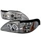 Ford Mustang 1994-1998 Clear Halo Projector Headlights with LED