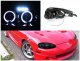 Mazda Miata 2001-2005 Smoked Halo Projector Headlights with LED