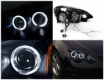 Acura RSX 2002-2004 JDM Black Dual Halo Projector Headlights