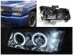 Chevy Silverado 2500 2003-2004 Chrome Halo Projector Headlights with LED