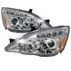 Honda Accord 2003-2007 Clear Halo Projector Headlights with LED