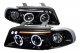 Audi A4 1996-1999 Smoked Projector Headlights with LED