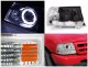 Ford Ranger 1998-2000 Clear Halo Projector Headlights and Bumper Lights Set