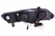 Honda Civic Sedan 2006-2011 Projector Headlights Black Halo LED DRL