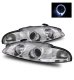 Mitsubishi Eclipse 1997-1999 Projector Headlights Chrome Halo