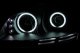 VW GTI 2006-2009 Projector Headlights Black CCFL Halo LED