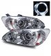 Honda Civic 2004-2005 Projector Headlights Chrome Halo