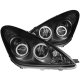 Lexus ES330 2004-2006 Black Projector Headlights CCFL Halo LED