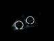 Honda CRV 2007-2011 Black Projector Headlights CCFL Halo
