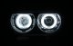 Dodge Challenger 2008-2012 Projector Headlights Black CCFL Halo