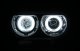 Dodge Challenger 2008-2014 Projector Headlights Black CCFL Halo