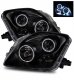 Honda Prelude 1997-2001 Projector Headlights Black CCFL Halo LED