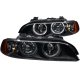 BMW 5 Series 1997-2000 Projector Headlights Black Halo