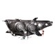 Toyota Highlander 2011-2013 Projector Headlights Black CCFL Halo LED Bar