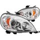 Mercedes Benz M Class 2002-2005 Clear Projector Headlights CCFL Halo