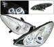 Lexus ES300 2002-2003 Chrome Projector Headlights  Halo LED