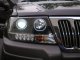 Jeep Grand Cherokee 1999-2004 Black Projector Headlights Halo LED