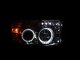 Dodge Ram 2002-2005 Chrome Projector Headlights with Halo and LED