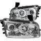 Dodge Charger 2006-2010 Projector Headlights Chrome CCFL Halo LED