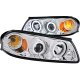Chevy Impala 2000-2005 Clear Projector Headlights with CCFL Halo and LED