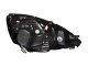 Honda Fit 2009-2010 Projector Headlights Black Halo LED DRL
