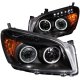 Toyota RAV4 2009-2011 Projector Headlights Black CCFL Halo LED