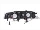 Honda Accord Sedan 1990-1993 Projector Headlights Black