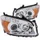 Toyota RAV4 2009-2011 Projector Headlights Chrome CCFL Halo LED
