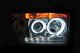 Dodge Dakota 2005-2007 Projector Headlights Black Halo LED