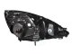 Honda Fit 2009-2010 Projector Headlights Black CCFL Halo LED DRL