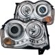 Jeep Grand Cherokee 2008-2010 Projector Headlights Chrome CCFL Halo LED