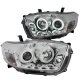 Toyota Highlander 2008-2010 Projector Headlights Chrome CCFL Halo LED DRL