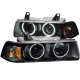 BMW 3 Series Sedan 1992-1998 Projector Headlights Black CCFL Halo