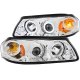 Chevy Impala 2000-2005 Chrome Projector Headlights Halo LED